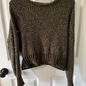 Altar'd State Olive Knit Sweater